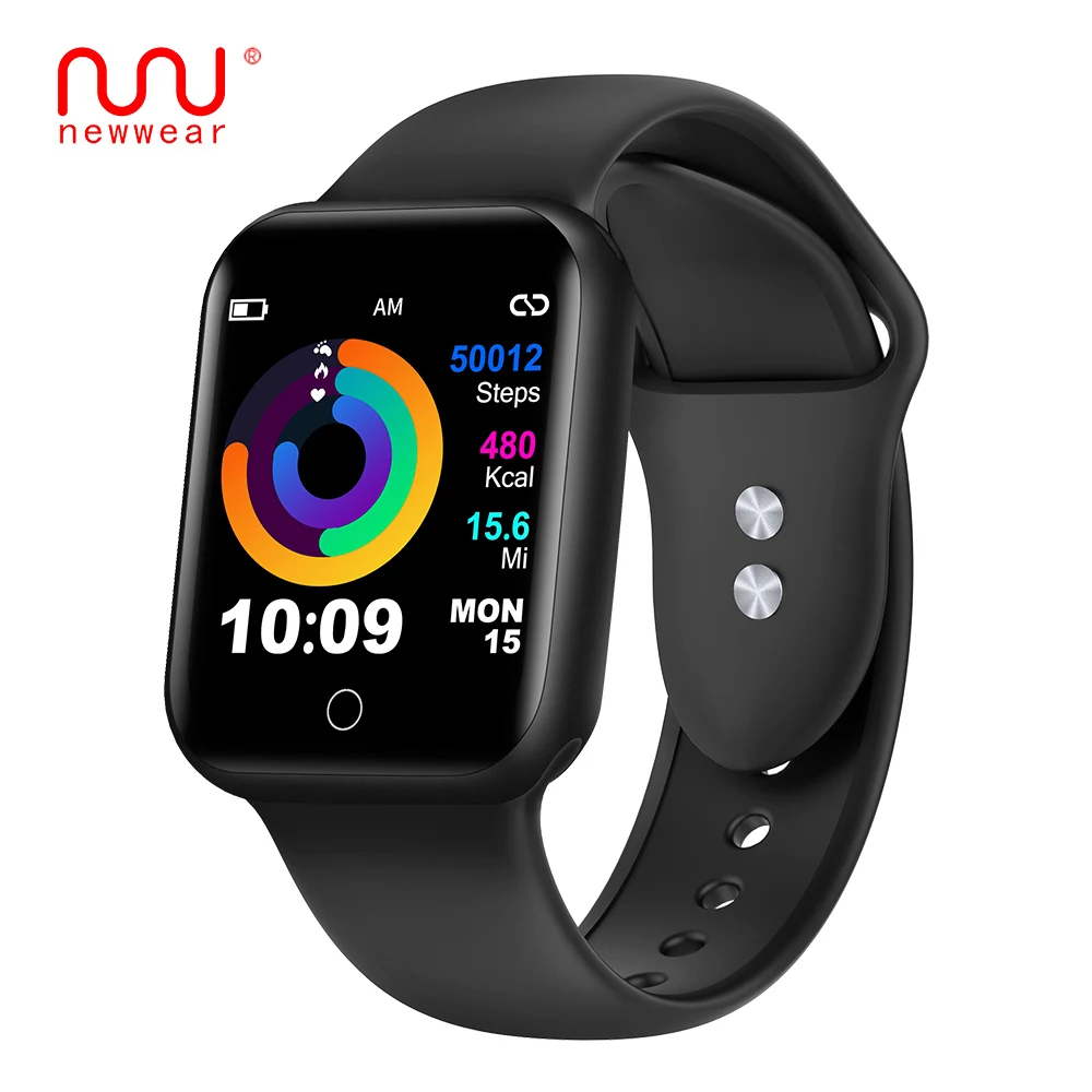 

NEWWEAR NY07 smart watch 1.4 inch Heart rate message call reminder waterproof for IOS Android