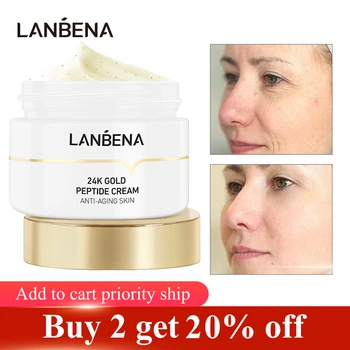 

LANBENA 24k Gold Wrinkle Facial face Cream Anti Aging Moisturize Minimize Fine Lines Increases Elasticity day moisturizers