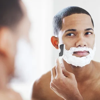 

1Pc Vintage Beard Shaver Practical Barber Razor Manual Hair Salon Shaver Without Blade for Man Boy Male (Natural Color)