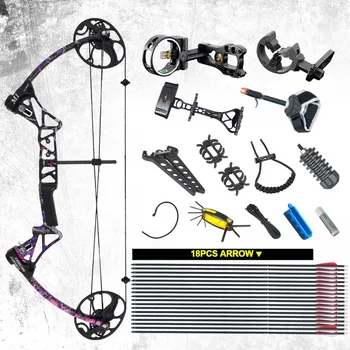 

US Stock Warehouse Compound Bow Package M1, 19-30 inch Draw Length,19-70Lbs Draw Weight,320fps IBO LIMBS MADE IN USA