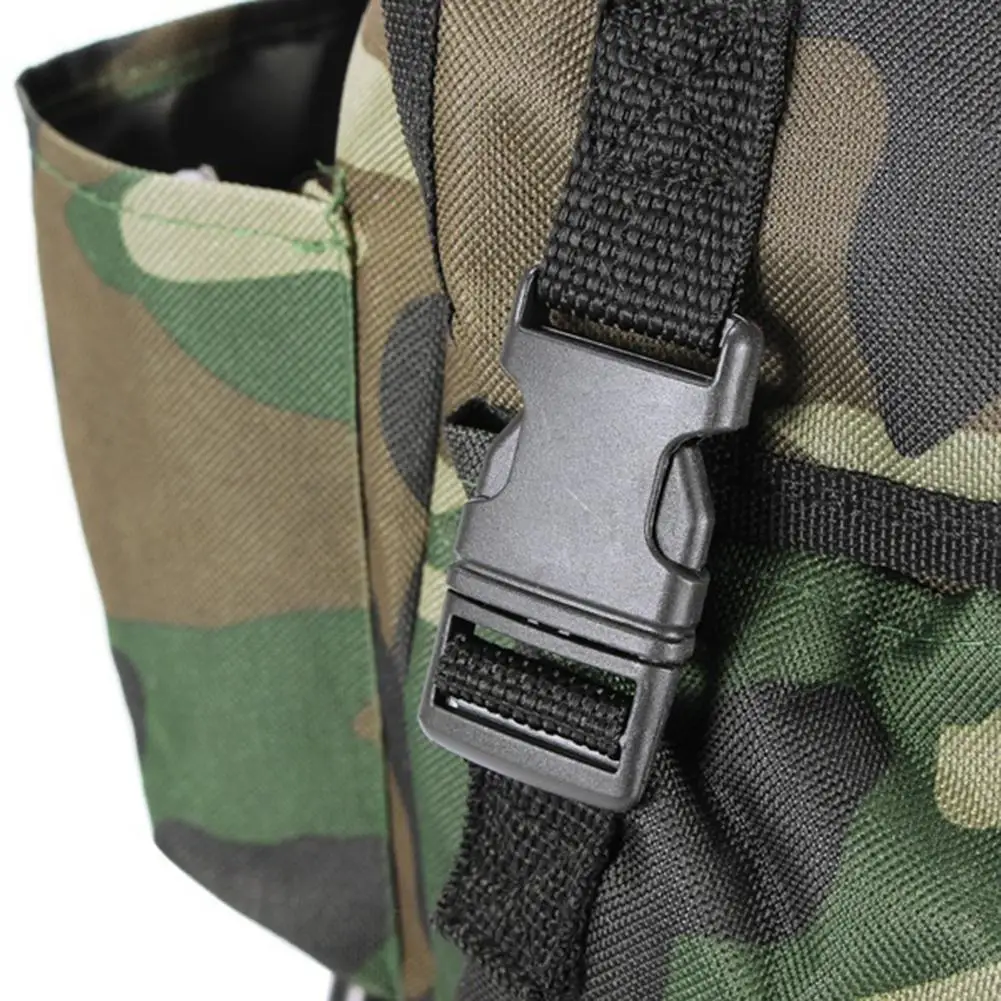 2 in 1 Camouflage Outdoor Chair Bag Fishing Backpack Chair Stool Convenient Wear-resistant Outdoor Hunting Climbing Equipment