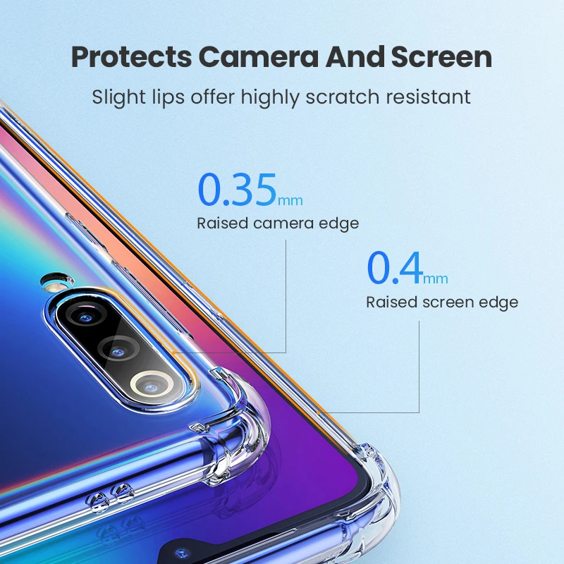 Ugreen чехол для телефона TPU гибкий защитный чехол для Xiao mi Red mi Note 7 чехол Чехол для Xiaomi mi 8 9 полуобернутый чехол