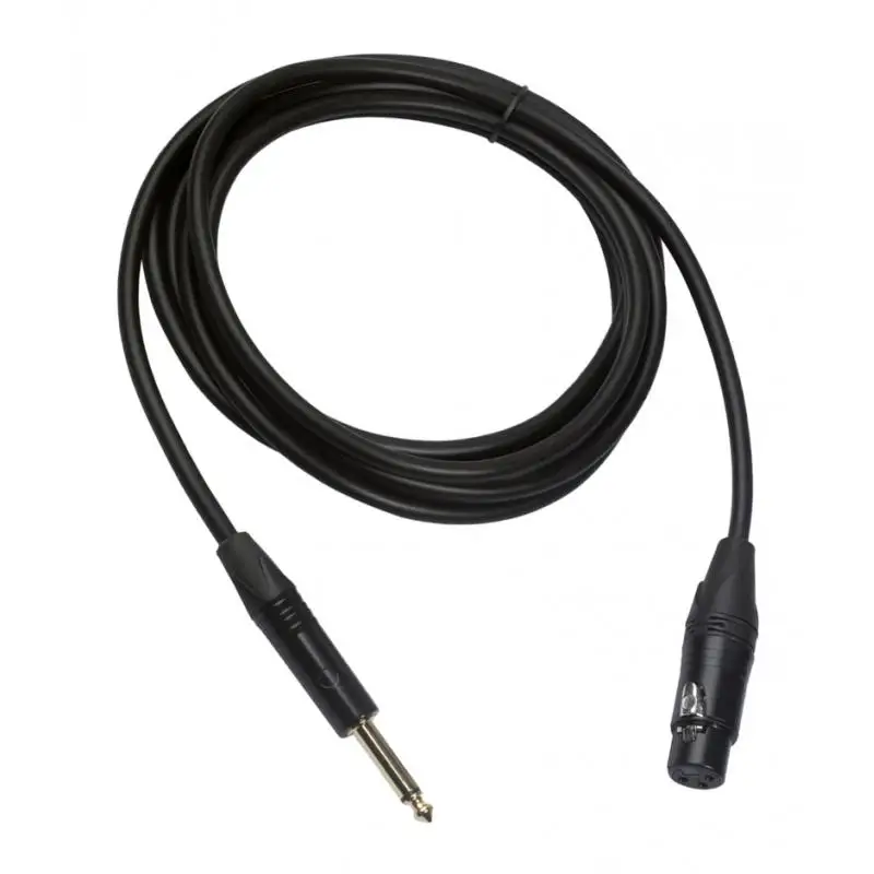 XLR до 1/4 дюйма TRS кабели 3-контактный разъем для 6 35 мм мужской одинарный