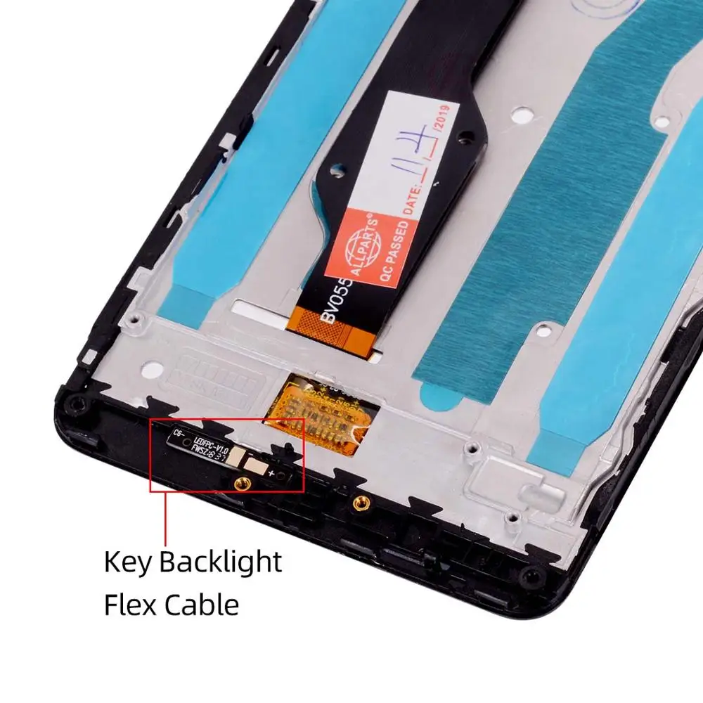 Дисплей для XIAOMI Redmi Note 4X LCD в сборе с тачскрином на рамке 5.5'' черный белый золото Snapdragon 625