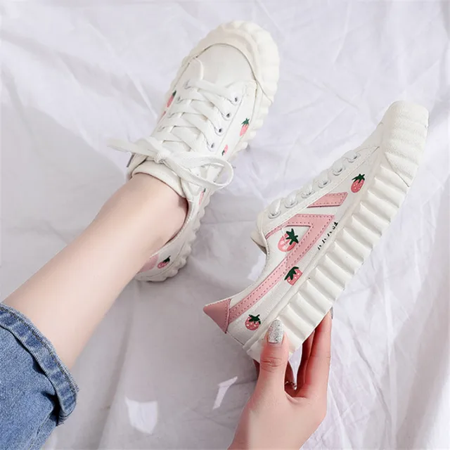 Kawaii Strawberry Trainers 3