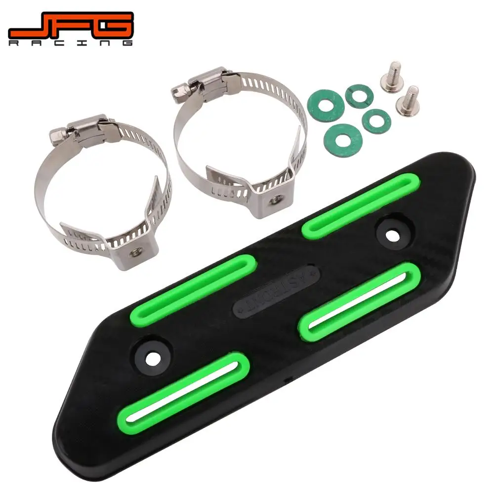 

Motorcycle 27-51MM Exhaust Muffler Protector Heat Shield Cover Guard Anti-Scalding Cover For KAWASAKI KX250 KX450 KX250F KX450F