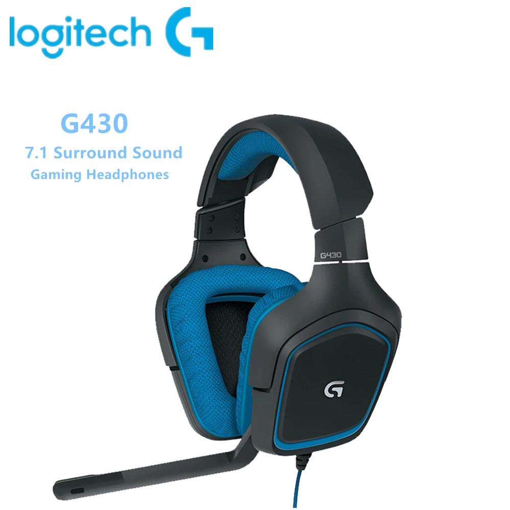 Игровая гарнитура Logitech G430 игровые наушники с объемным звуком 7 1 для ПК/PUBG