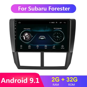 

9" 2 din Android 9.1 For Subaru Forester 3 SH 2008-2012 Car Radio Multimedia Video Player Navigation GPS No 2din dvd Autoradio