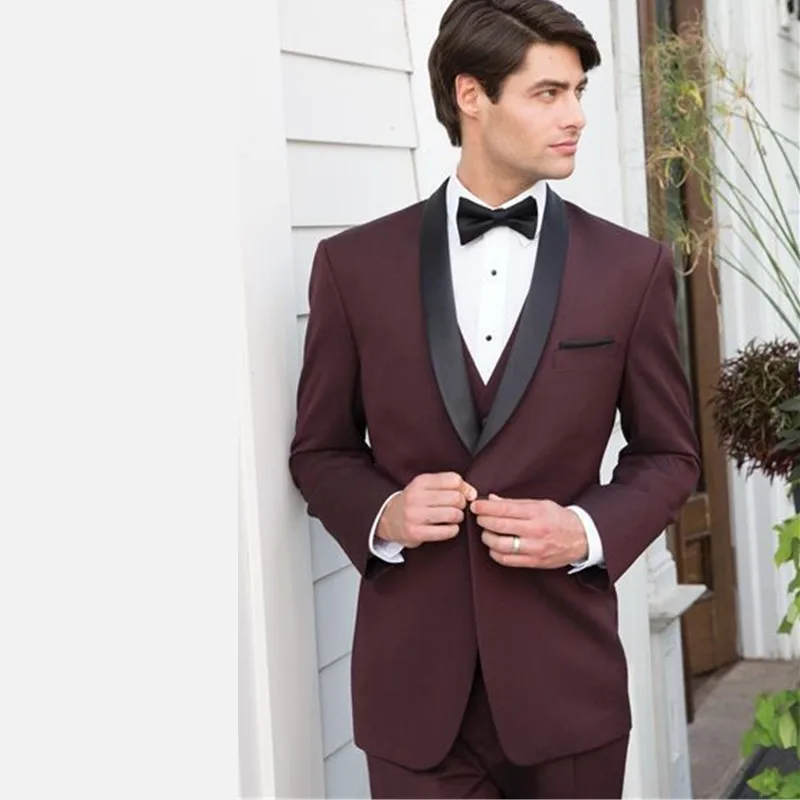

New arrival Men Suits Wedding Prom Groom Best Man Suits Men's Suits 3-Piece Set Blazer Vest Pants Men Formal Tuxedos Suits