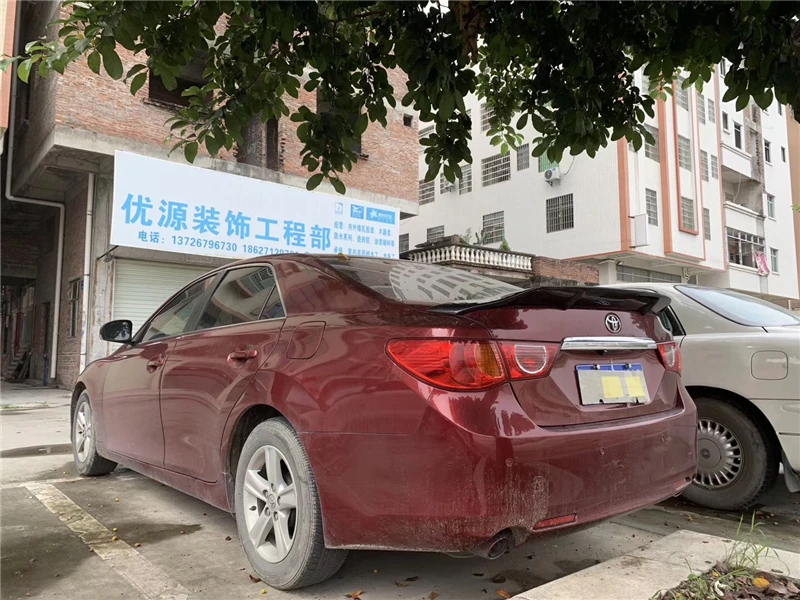 Для Toyota Mark X спойлер углеродное волокно/FRP заднее крыло R Стиль Аксессуары 2010