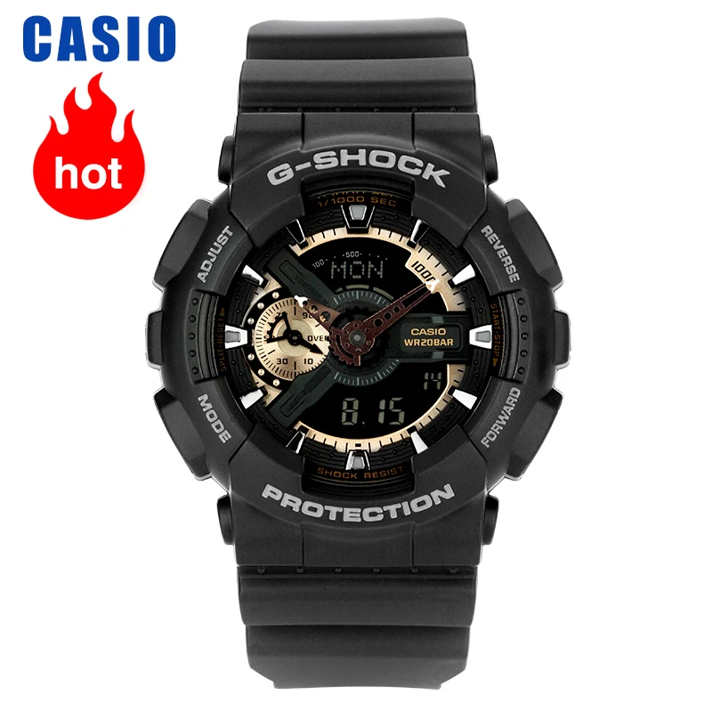 Casio Watch G-shock Shockproof And Waterproof Men's Watch Ga-110rg-1a -  Quartz Wristwatches - AliExpress