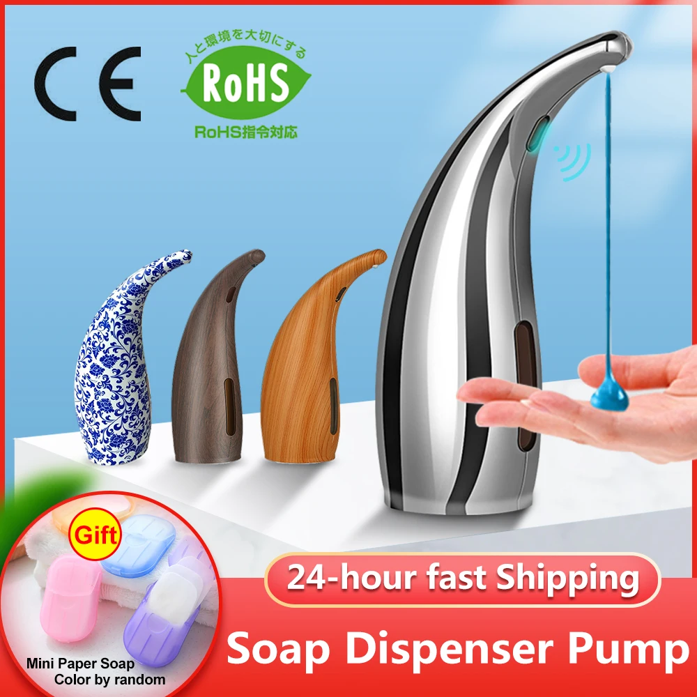 Soap Dispenser Pump Automatic Liquid Soap Dispenser Infrared Smart Sensor Touchless Foam Shampoo Dispensers For Kitchen Bathroom|Portable Soap Dispensers| - AliExpress