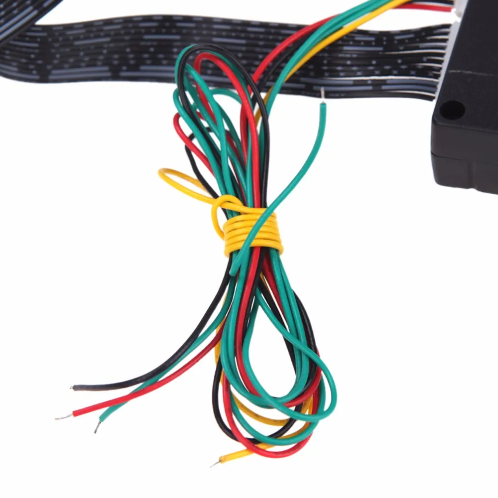 Высокая яркость Knight Rider освещение бар 5050 SMD 48 светодиодный 7 цветов 130 режимов 12 В с пультом дистанционного управления