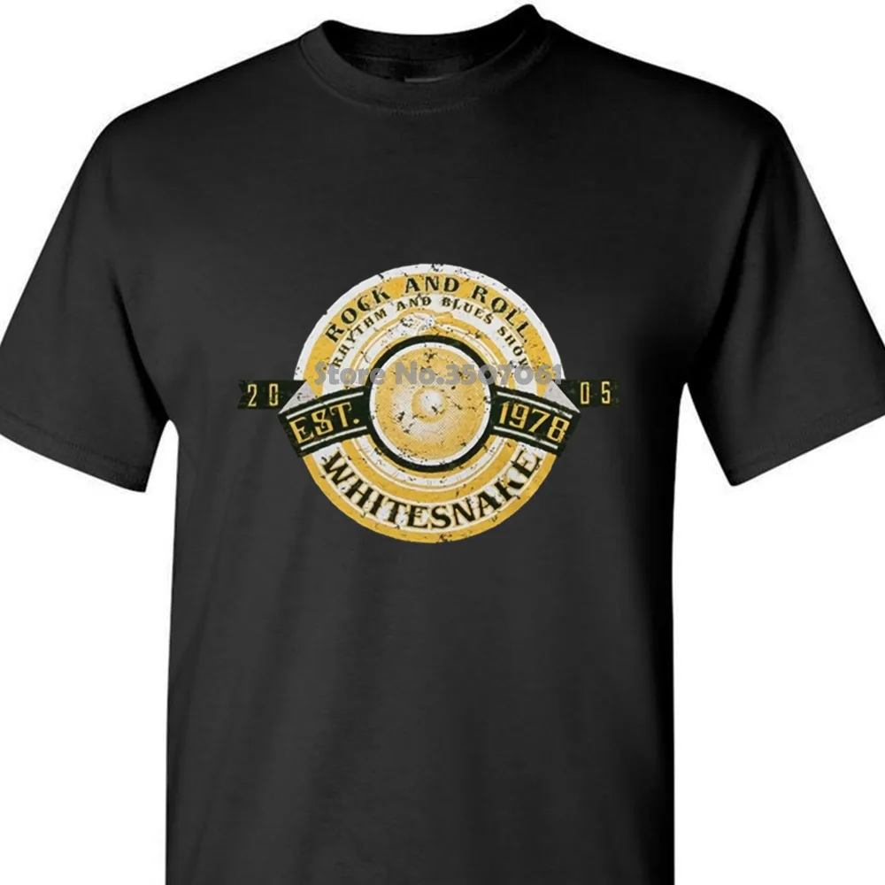 

Mans Unique Cotton Short Sleeve long Sleeves O-neck T Shirt Whitesnake - Label 05 Tour T-shirt coat clothes tops