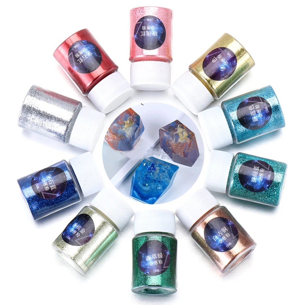 Яркий блестящий порошок материал для украшений сделай сам 15 мл |