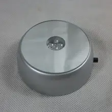 DishyKooker 4 светодиодный светящаяся основа светильник красочный круглый стенд база для коктейля Хрустальное стекло прозрачные предметы дисплей