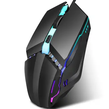 

Mice Wired mouse RGB Backlight 1600DP 4 buttons Precise office game mouse for desktop computer notebook