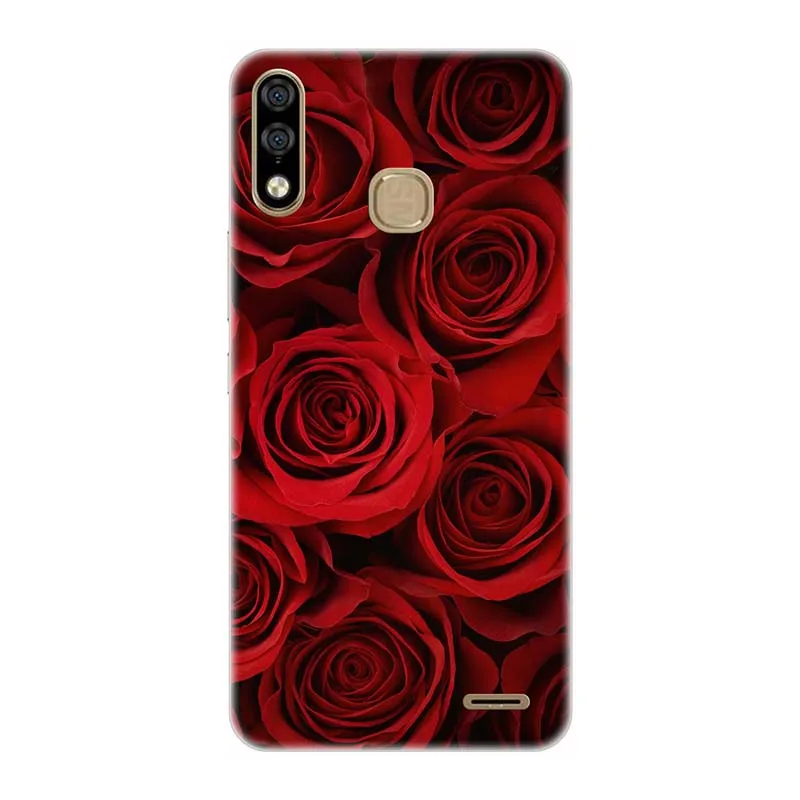 A194 Чехлы для телефонов Tecno Spark 3 Pro KB8/Spark3 KB7 6," чехол с принтом розового волка милый чехол-крышка с узорами ТПУ+ PC задняя крышка Funda Para - Цвет: A194