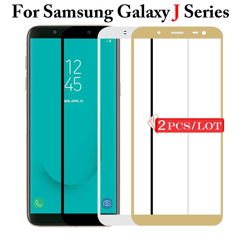 2 шт. Защитное стекло для Samsung Galaxy J4 J6 Plus Защита экрана J7 J8 J3 2018 J2 J5 Prime закаленное |