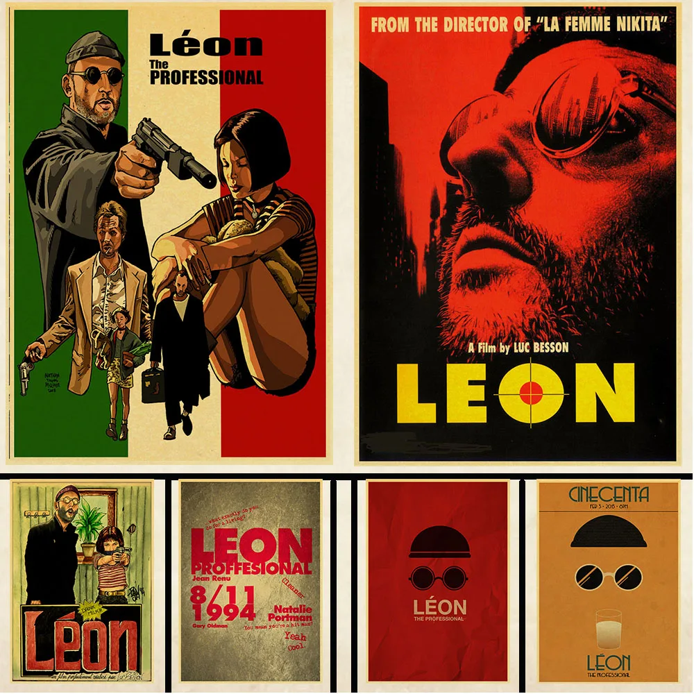 Classic Movie Leon The Professional Poster home decor wall art kraft paper print painting