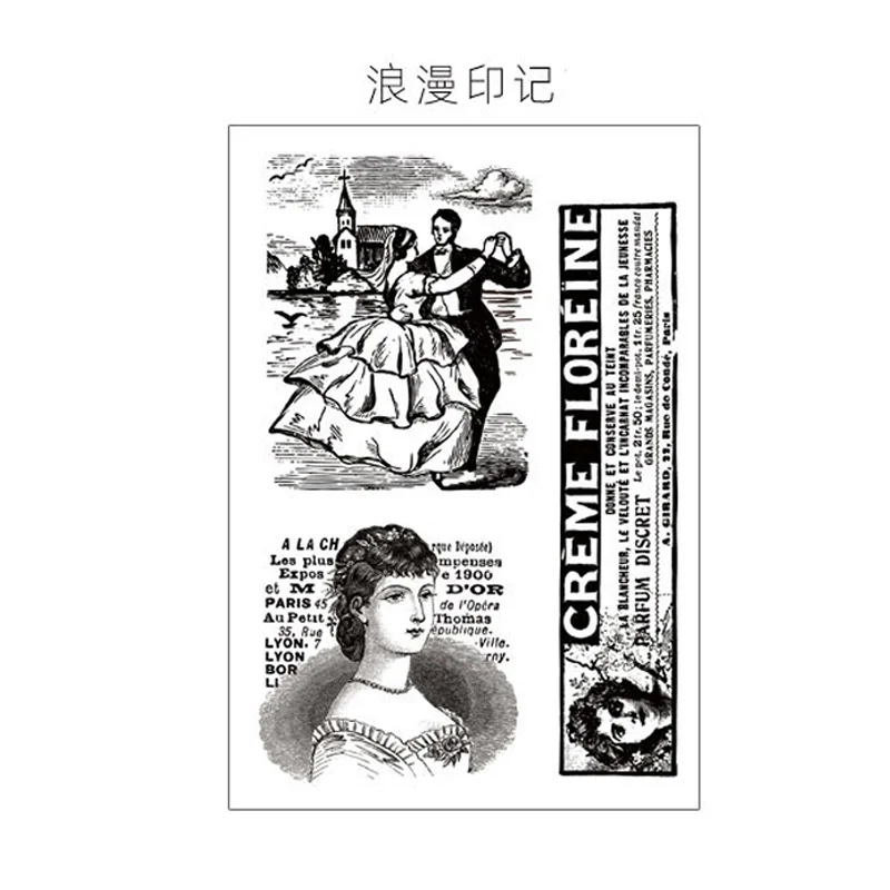 Ангел резиновый штамп Ретро прозрачные штампы штамп с персонажем век леди прозрачные штампы для рукоделия Скрапбукинг изготовление карт