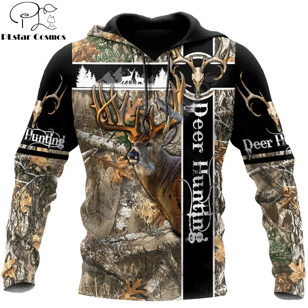 

Deer Hunting Camo 3D All Over Printed Hoodie Men Sweatshirt Unisex Streetwear Zip Pullover Casual Jacket Tracksuits KJ0227