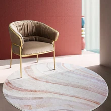 Северная Европа простой мягкий круглый ковер бытовой современный роскошный журнальный столик для гостиной подушки исследование прикроватный коврик для спальни