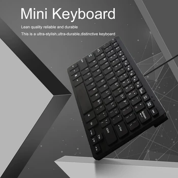 

CHYI Wired Mini Usb Computer Keyboard Portable Slim 87 Keys Gaming Keyboards Ultra Thin Multimedia Office Keypad For Mac Laptop