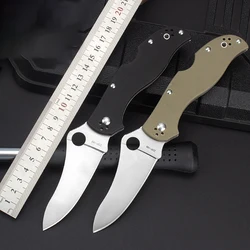 Couteau pliant tactique de haute qualité, manche G10, couteaux de défense de Camping en plein air, outil de poche EDC 