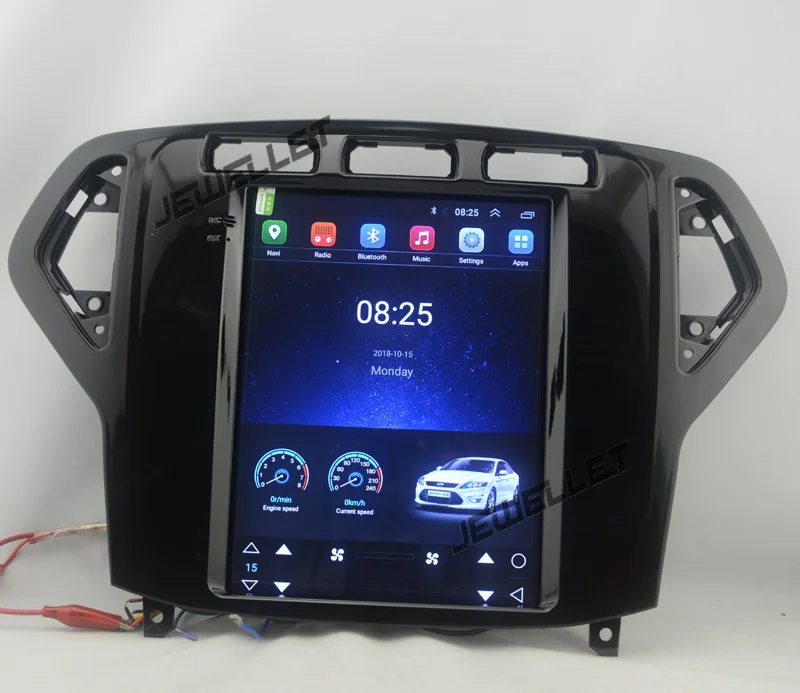 

10.4" tesla style vertical screen Quad core Android 6.0 Car stereo GPS navigation for ford Mondeo 2007-2010