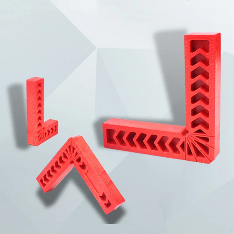 

1*ABS Right Angle Corner Clamp 90 Degree Right Angle Corner Clamp Fixing Tool L Shaped Ruler Wood Metal Nobby Modern for diy