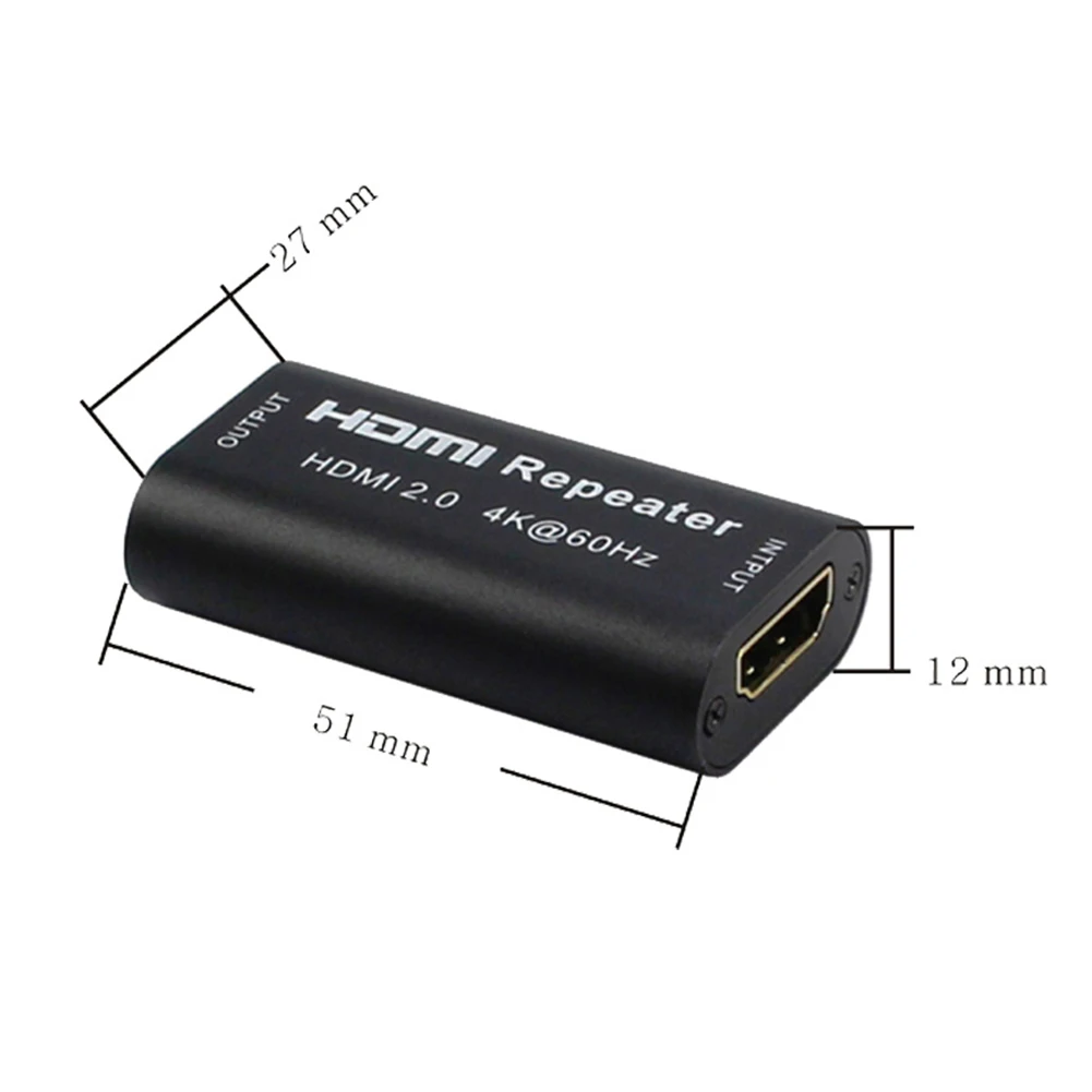 HDMI 1080P 4K* 2K HDMI 2,0 удлинитель повторитель 3D HDMI адаптер Усилитель сигнала 120 м 60 Гц HDMI удлинитель для HD ТВ компьютера
