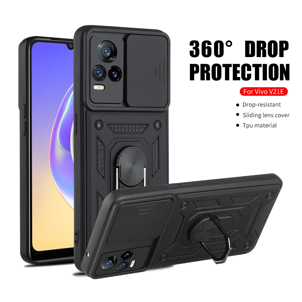 Бронированный противоударный защитный чехол для Vivo V21e V23 V21 V 21 e 4G V 21e 5G Vivo v21 vivo v21e нажимной защитный чехол для камеры