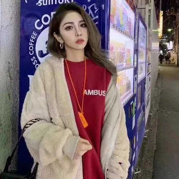 

Ambush New 2020 Autumn Winter Foam Printing Ambush Logo Letters Loose Men Women Couple Long-Sleeved Sweater