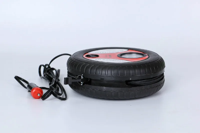 Автомобильный мини надувной насос 260PSI DC12V металлический пластиковый