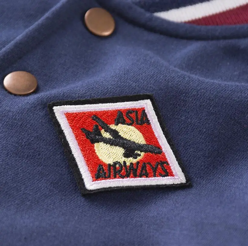 Boys'clothes осенне-зимняя детская одежда класса Британский ветер бейсбольная форма пальто для мальчиков цветная Детская куртка