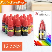 1pc colorido fotossensível tinta tintura reenchimento selo de tinta planejador scrapbooking silicone selo diário cartão fazendo suprimentos diy(China)