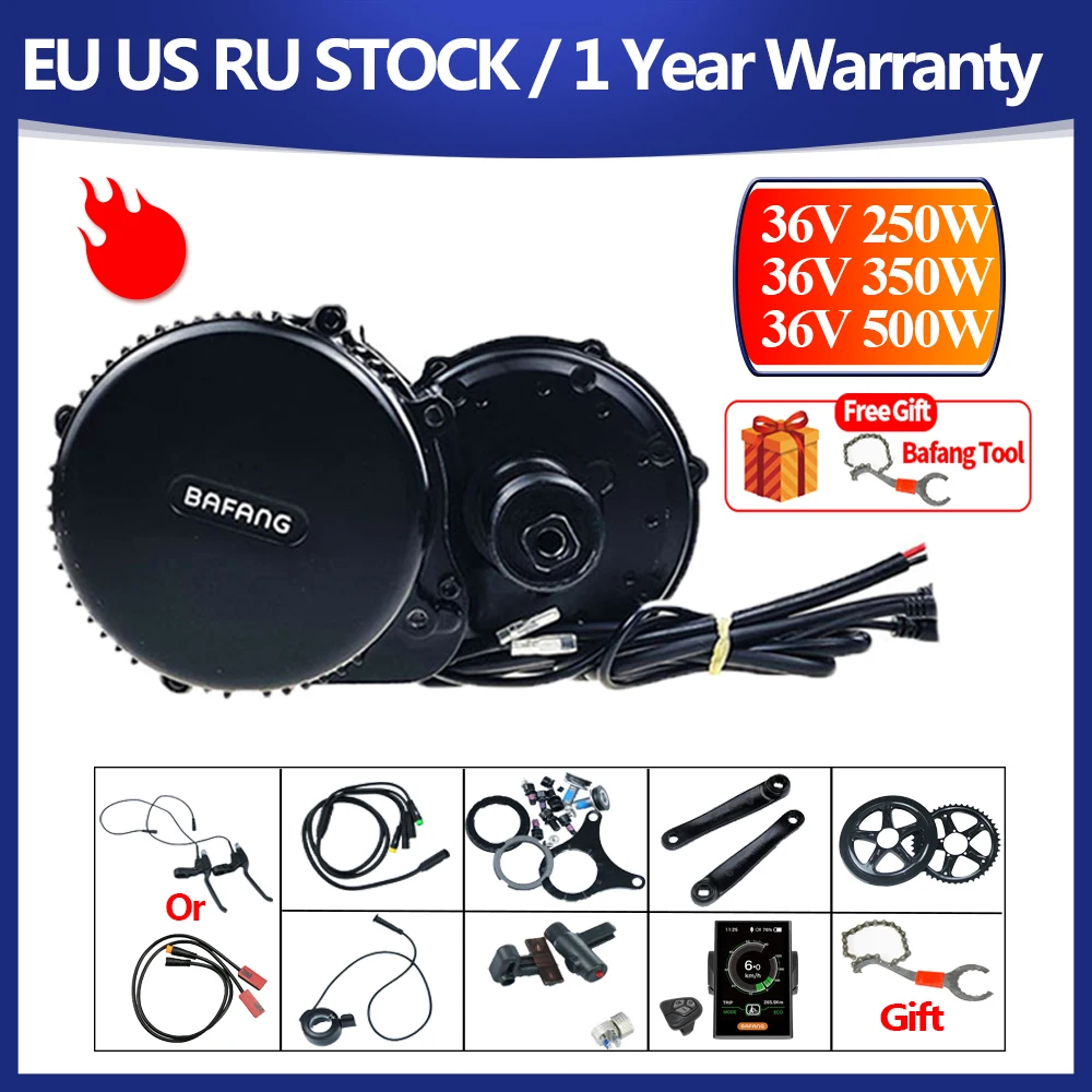 Двигатель Bafang BBS02B 36 в 500 Вт BBS01B 250 В 350 BBS01 BBS02 Средний приводной двигатель комплект
