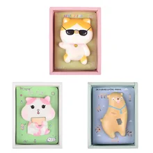 

Kawaii Notebook Slow Rebound Reduced Pressure Notebook PU Leather Cartoon Decompression Notepad Journal Diary Book Stationery