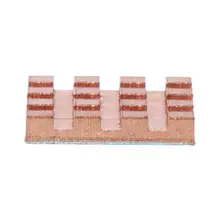 Koperen Koellichaam Terug Heatsink Cooler voor VGA GPU DDR DDR2 DDR3 Ram-geheugen IC Chipset MOS Cooling 13x13x2MM 634B(China)