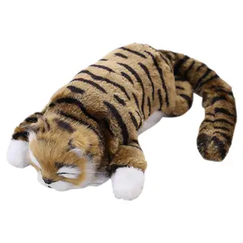 

Realistic Plush Doll Electric Wagging Cat Funny Interactive Pets Chewing Toys
