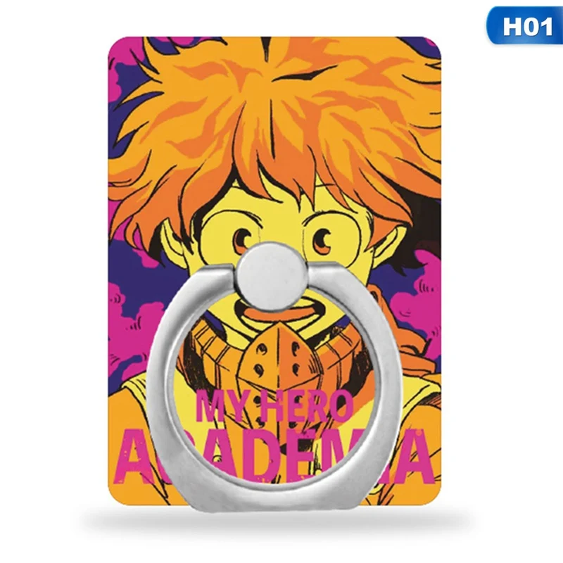 Аниме My Hero Academy cosplay Prop Аксессуары Midoriya Izuku Bakugou Todoroki Вращающийся Кронштейн для мобильного телефона кольцо Пряжка