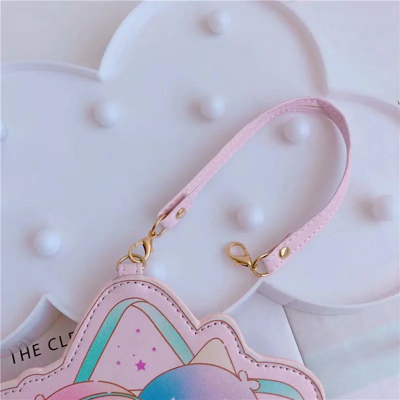 Мода Cinnamoroll Melody аниме плюшевый держатель для карт PU мультфильм Кредитные ID Сумки монета автобус карта кошелек девушки подарки на день рождения Новинка