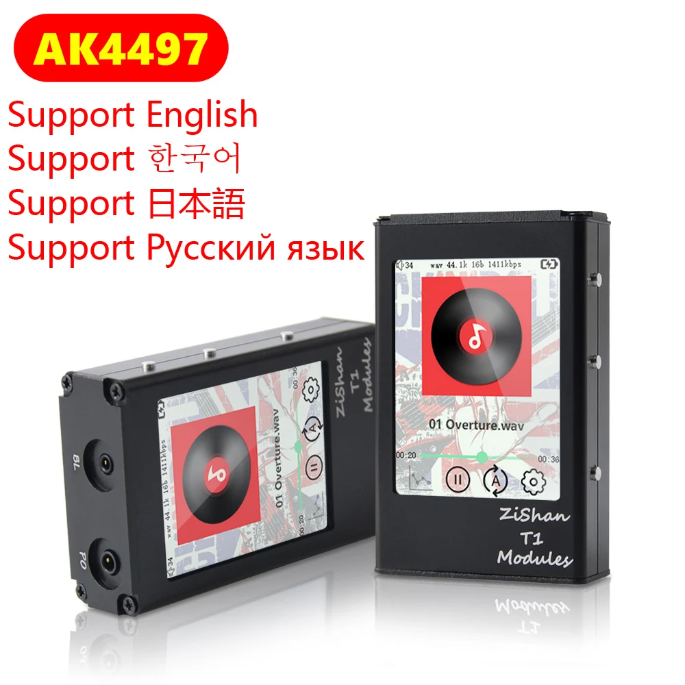 Zishan DSD AK4497/T1 4497 AK4497EQ Профессиональный MP3 HIFI Fever портативный сбалансированный музыкальный плеер без потерь жесткое решение