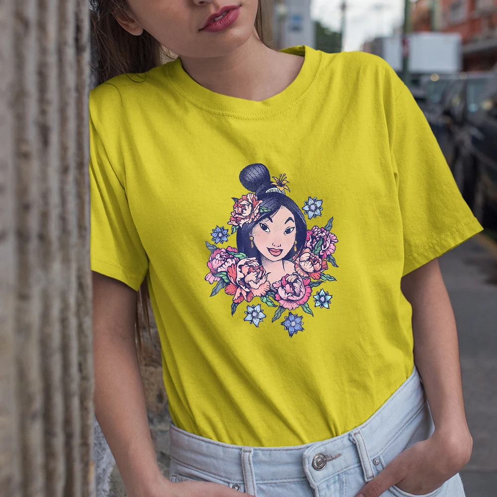 Camisetas de Disney mujer, ropa estampado de dibujos animados, para las cuatro estaciones, para exteriores, informal, novedad de verano -