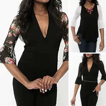 

Fashion Women Mesh Top Front Button Long Sleeve Women's Short Tops Casual Mesh Sleeve Crop See-Through Cami Shirt Blouse Sh T8K8