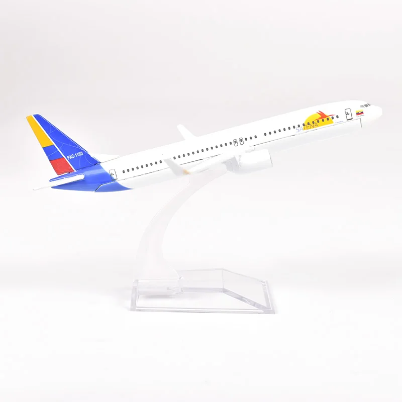 SATENA Colombia Airlines Boeing 737 Airplane 16cm DieCast Plane Model 