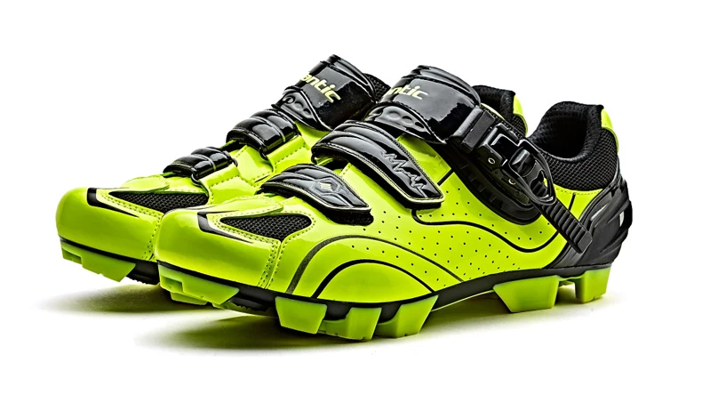 Santic MTB велосипедная обувь для мужчин Pro Racing горный велосипед обувь PU& нейлон дышащая авто-замок велосипедная Обувь Zapatillas Ciclismo