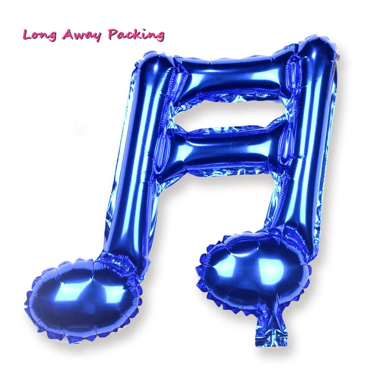 10pcs Large Colorful Music Notes Foil Balloon High School Party Festa Birthday Musical Notes Foil BALLOONS Event Party Supplies