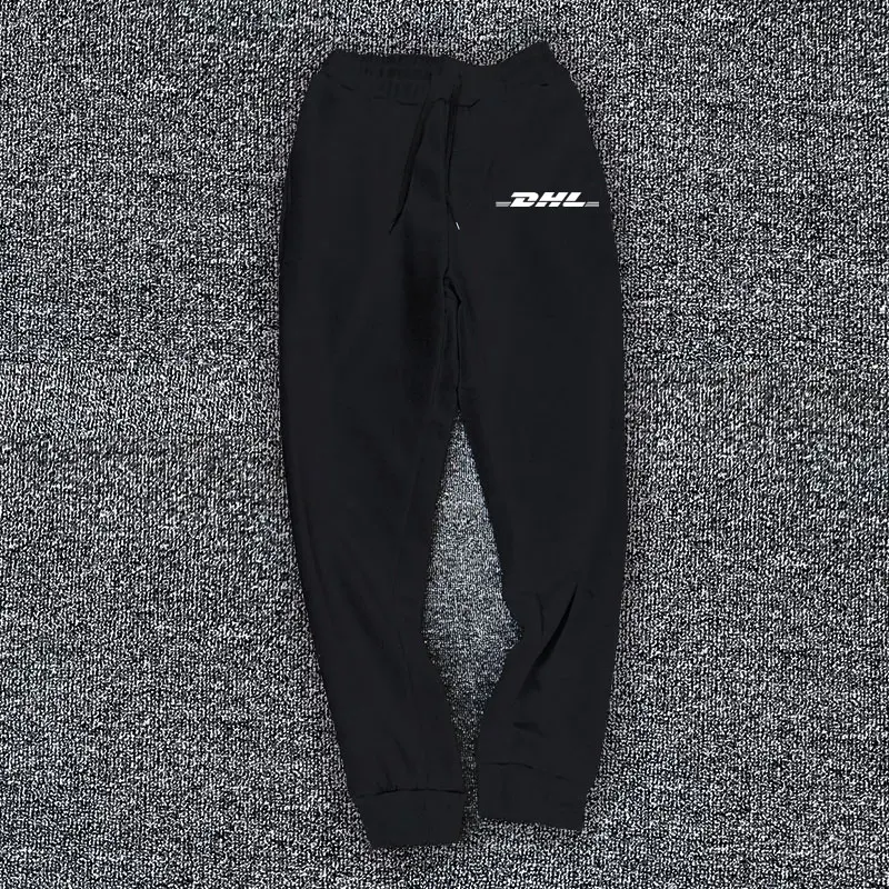 

2019 new men's fashion logo DHL track pants men and women track and field jogging pants hot casual ladies sports pants